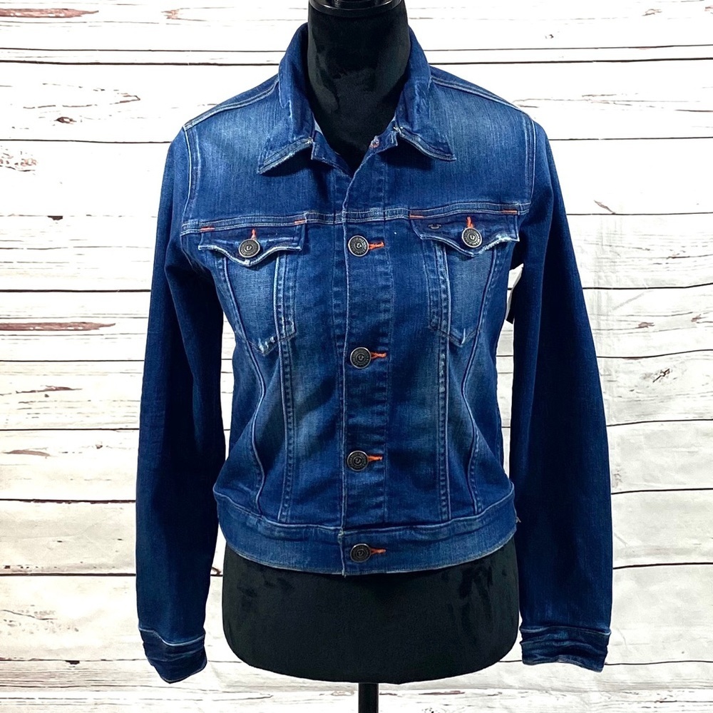 True Religion Trucker Jean Jacket Petite Size S/P